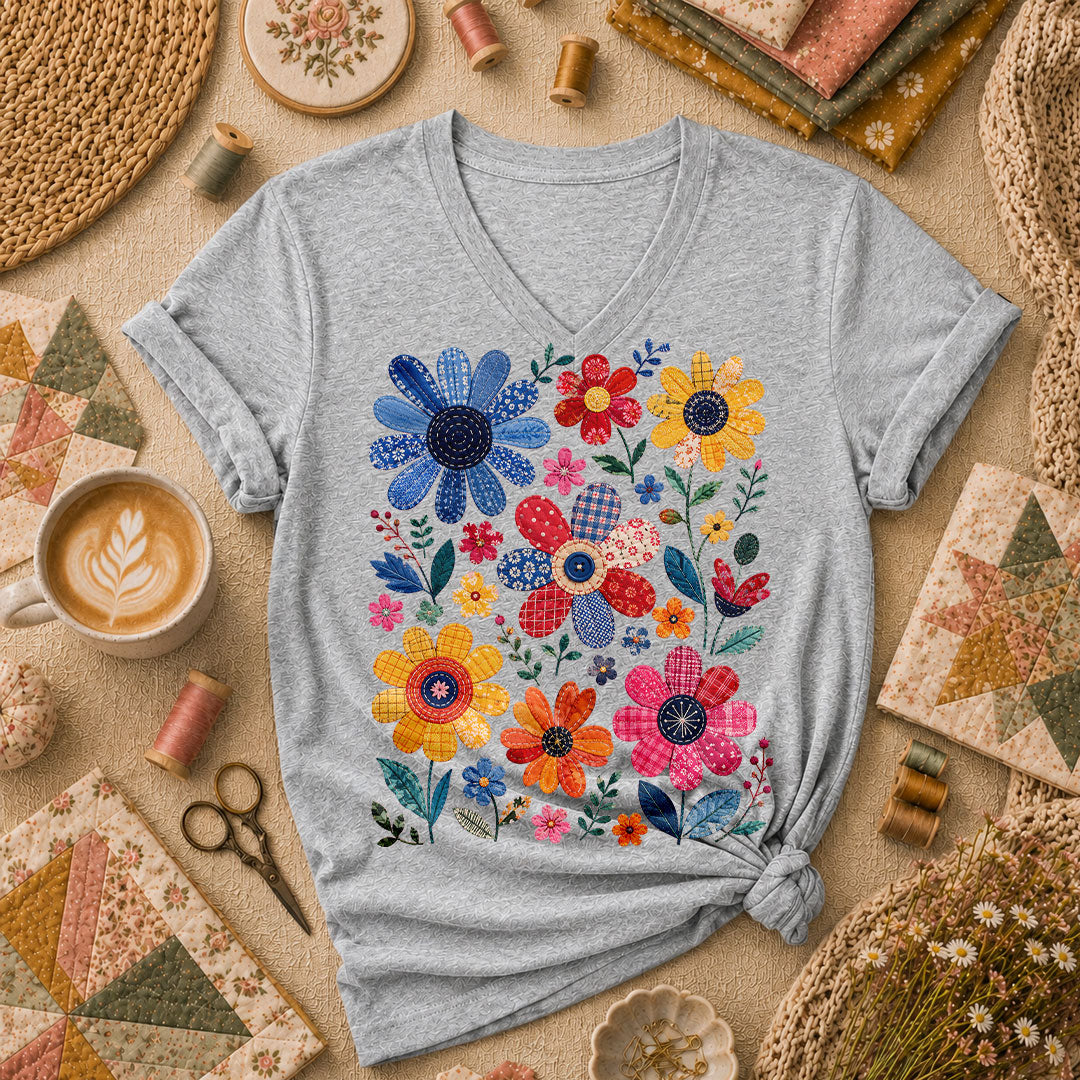 Ladies V-Neck Sport Grey